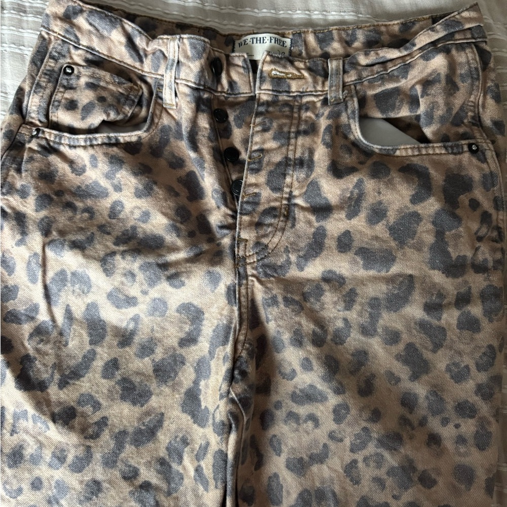 Free people mid rise barrel pant